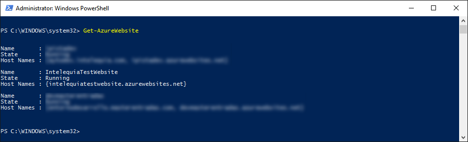 Configurar Azure Websites (Windows PowerShell)