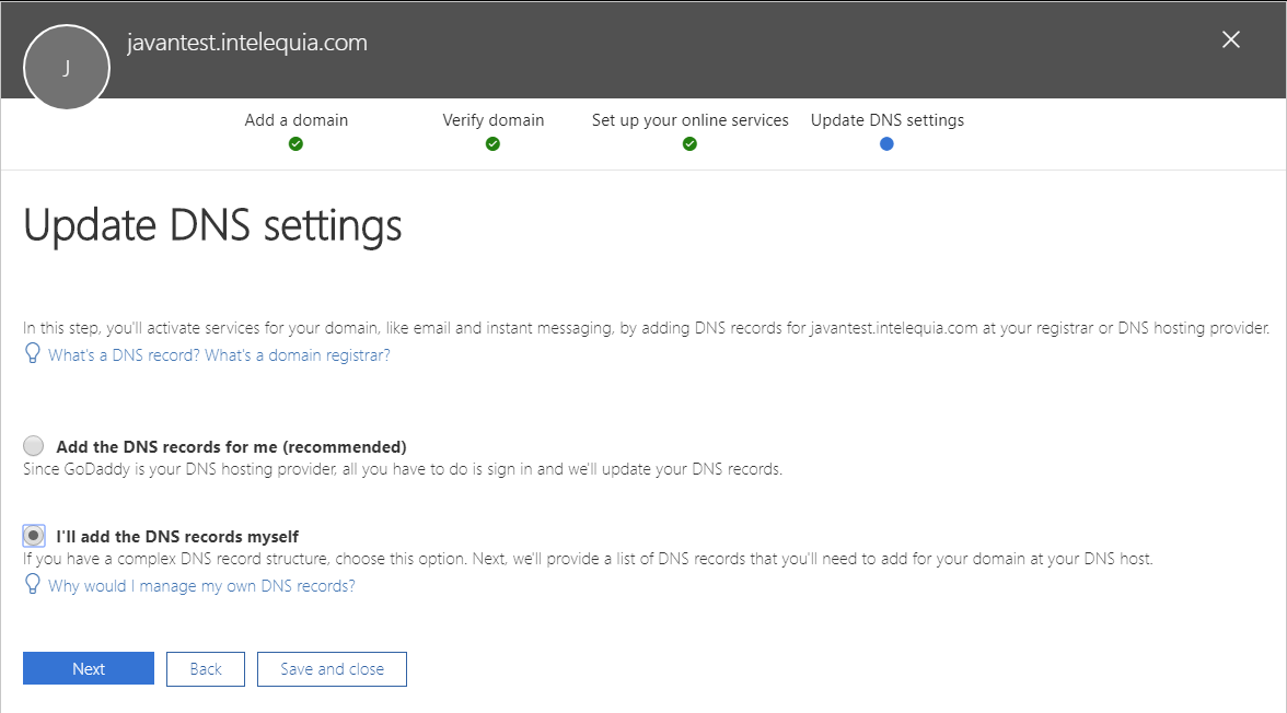 update-dns-settings update-dns-settings
