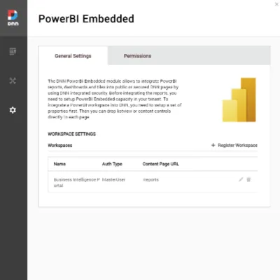 DNN Power BI Embedded module